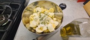 Prepped Potatoes and Onions