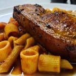 Chilli Pork Chop with Pasta Arrabiata