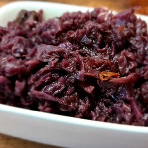 Braised Christmas Red Cabbage