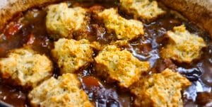Pork Casserole in Dish