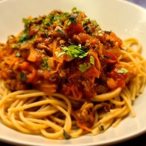 Healthy Spaghetti Bolognese
