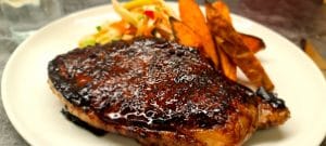 Read more about the article Teriyaki Steak with Fennel Slaw and Sweet Potato Wedges