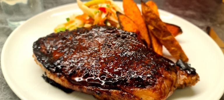 Read more about the article Teriyaki Steak with Fennel Slaw and Sweet Potato Wedges