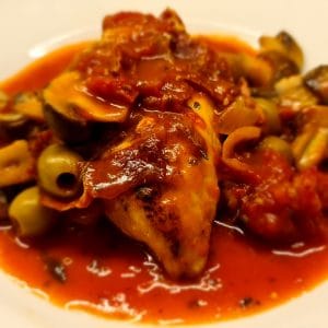 Healthy Chicken Cacciatore