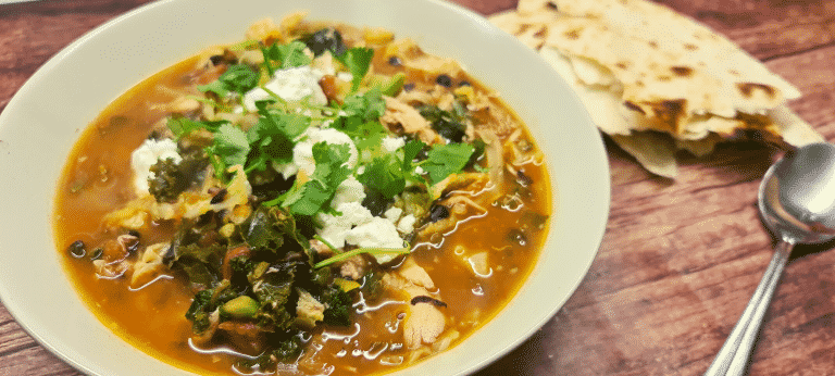 Read more about the article Chicken, Black Bean and Kale Soup
