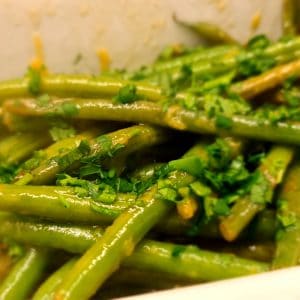 Lemon and Parsley Green Beans