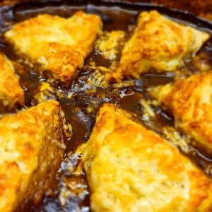 Savoury Mince Cobbler with Cheese
