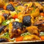Honey and Mustard Chicken Thighs