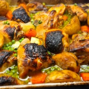 Honey and Mustard Chicken Thighs