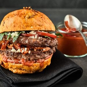Burger with Relish on the side