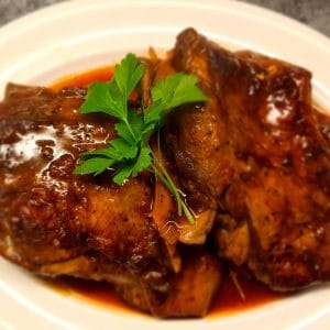 Rosemary and Recurrant Pot Roast Lamb Shoulder
