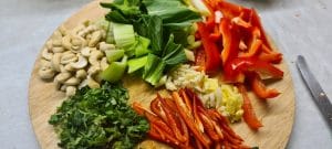 Prepped Stir Fry Veg